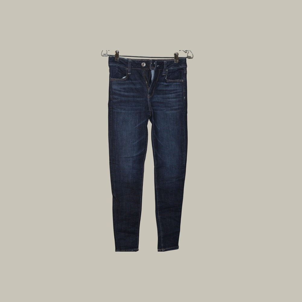 American Eagle Ne(x)t Level Stretch Skinny Jeans Dark Wash Womens 4 Short